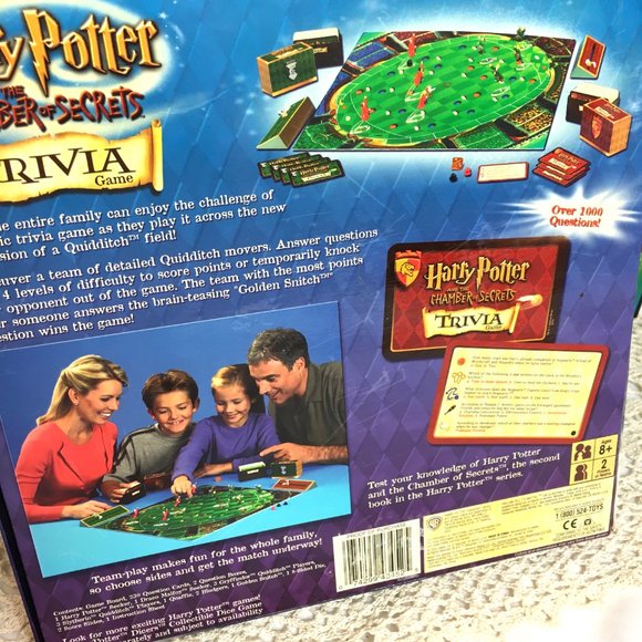 Harry Potter Chamber of Secrets Trivia Game - Picture 10 of 10